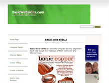 Tablet Screenshot of basicwebskills.com